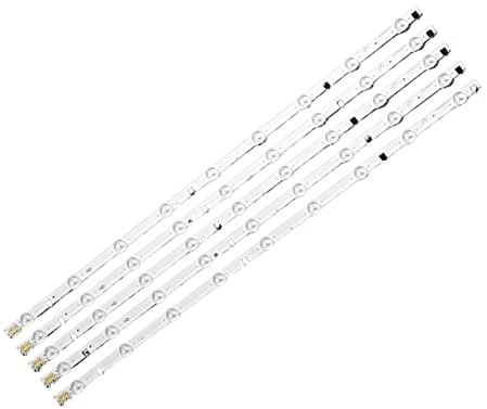 OUSIKA 5 Piece LED Backlight Strip Fit for Samsung UE32F5500AY UE32F5500AW UE32F5500AK UE32F5500AS TV LED Bars Replacement Backlight Strips led Backlight Strips Lamps