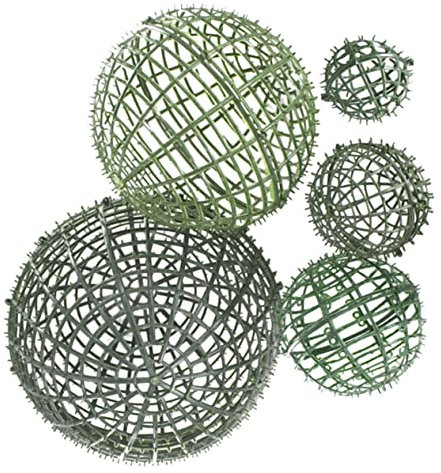 Garneck Buchsbaumformer 10 STK Halter Für Künstliches Grün Kunststoffrahmen Buchsbaum-formschnittkugeln Pflanzen DIY Liefert Stützkäfig Für Gras Grasballenregal Kranzform 3D Plastik Dekorative Liner