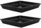 BESPORTBLE Square Plant Saucer: 2pcs Plastic Plant Water Drip Tray Flower Pot Saucers for Indoors and Outdoors No Holes Plants Garden Saucer