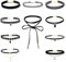 10 Stück Choker Kette Damen Set,Choker Halskette Schwarze,Samt Leder Halsband Velvet Collier Joker Kette,Gothic Classic Kropfband Tattoo,Spitze Necklace Schmuck Geschenk für Frauen Mädchen Teenager