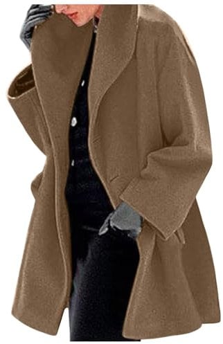 Generisch Damen Mantel Winterjacke Warme Jacke Outdoorjacke Mit Kapuze Übergangsjacke Damen Schwarz Damen Winterjacke Übergangsjacke Damen Schwarz Steppjacke Damen Winter Warm