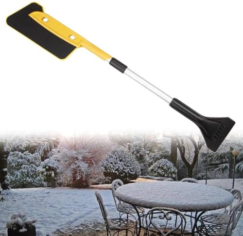 Pelle à neige éponge 3 en 1 avec manche long amovible et télescopique