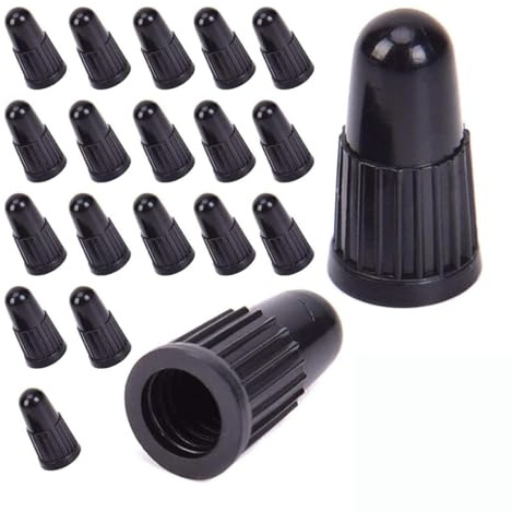 20 PCS Tyre Dust Valve Caps with O-Seal Ring, Universal Stem Dust Cover Caps For Car Tyres, Bikes, Trucks, Heavy Duty Airtight Seal, Screw-On, Tyre Wheel Hub Caps, Car Accessories