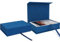 Vienrose Photo Storage Box 4x6, Fotoaufbewahrungsbox 10x15 cm, Foto Organizer aus Leinen, Aufbewahrungs- und Erinnerungsbox für Fotos, Bilder, Postkarten, Geschenkbox für Andenken, Keepsakes Marine