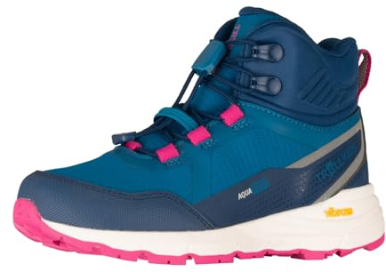 Trollkids Kids Skarvan Hiker Mid XT 37, Harbor Blue