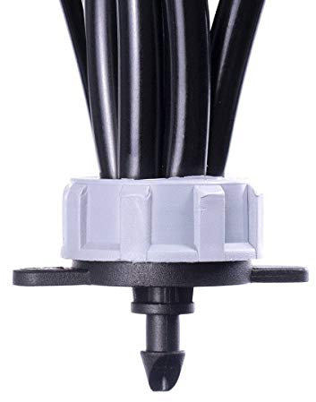 HydroSure Pressure Compensated 6-Outlet Micro Irrigation Dripper – 2L/h - Pack of 10