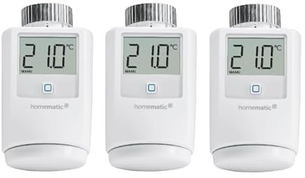 Homematic IP by ThermoFLUX Set Heizkörperthermostat | 3er Pack | HmIP-EK-2