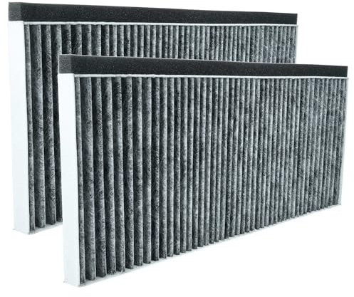 vhbw 2x Aktivkohlefilter Ersatz für Bosch 11025805 | 9001028224, 11008080, 9001588129, 17006837 für Dunstabzugshaube - 45,5 x 20,0 x 2,3 cm