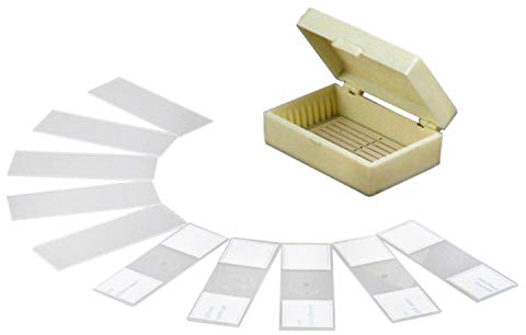 AmScope PB10 10 PC Prepared and Blank Microscope Glass Slides
