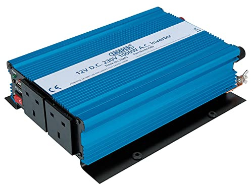 Draper 23245 DC-AC Inverter, 1000W, 12V/230V