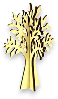 Albero Della Vita In Legno, 20 cm, Decorazioni A Forma di Albero, in Legno, Senza Scritte, per Matrimoni, Natale E Lavoretti Fai da Te Disponibile in Due Colori (LEGNO)