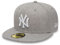 New Era New York Yankees MLB Gray 59Fifty Basecap - 7 5/8-61cm (XL)