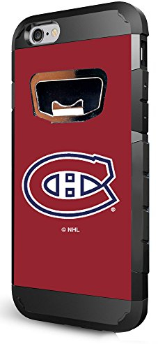 NHL Montreal Canadiens Bottle Opener iPhone 6 Case, One Size, Black