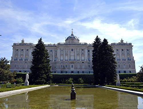 hansepuzzle 32778 - Palacio real Puzzle 1000 Teile - Gebäude Puzzle mit hochwertiger Aufbewahrung: Kartonbox und wiederverschließbarem Beutel - Format 60 × 46 cm