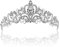 Vofler Kristall-Tiara, Krone, Stirnband, Kopfschmuck, Strass, Haar-Schmuck, Dekoration für Damen, kleine Mädchen, Braut, Prinzessin, Geburtstag, Hochzeit, Festzug, Abschlussball, Party, Silber