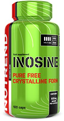Nutrend ISONINE 100 Caps Energy Source During The Work Done by Each Muscle for Athletes who Focus on Endurance, as Well as Strength Sports Performance.