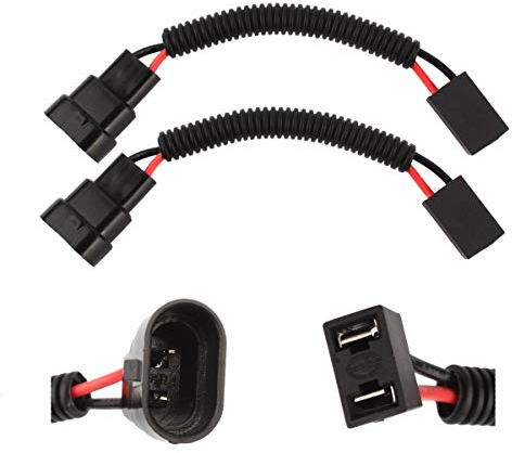 TOMALL 9005 9006 zu H7 LED Scheinwerfer Nachrüstung Kabelbaum Stecker Buchse Adapter 12 cm (5 inch)