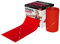 Kintex Fitnessband Rolle, 25 m x 15 cm, Gymnastikband in 5 Stärken, 100% Latex, Trainingsband zum selbst zuschneiden, Widerstandsband (Rot)