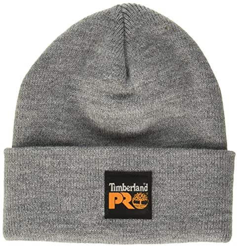 Timberland PRO Herren Uhrenkappe Beanie-Mütze, Hellgrau meliert, Einheitsgröße