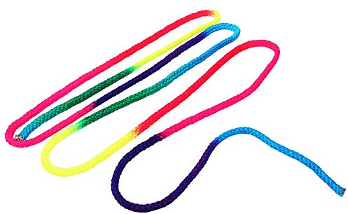 2.8m/110.23inch Gymnastics Rope Rainbow Gym Rope Arts Gymnastics Training Rope