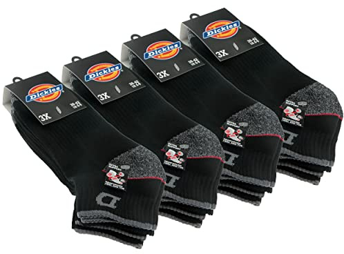 Dickies 12 Paar WORK SNEAKERS Sneaker Socken ArbeitsSneaker Arbeitssocken Füßlinge Größenauswahl 39-50 (43-46)