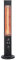 blumfeldt Heat Guru Plus - In & Out Radiant Heater, Stand Heater, Power: 1200 Watts, 9-Hour Timer, Carbon Heating Element, 3 Heating Levels, Housing with Anodised Aluminium Alloy - Black