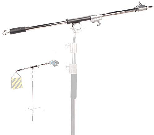 Heavy Duty Boom Arm for Photography Photo Studio Stage Film Product Shooting Portraits and Filming, 215cm Extendable Boom Arm for Mounting Monolight Strobe Light Spotlight Softbox Reflector Backdrop