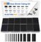 ELECTRAPICK 560 Pcs Heat Shrink Tubing Kit Ratio 2:1 Electrical Shrink Tubing Wire Large Wrap Industrial Shrink Tubes Assortment（12 Sizes Black）