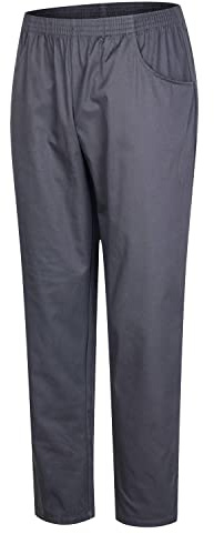 Misemiya - Pantalons Unisex Taille Elastique Uniforme DE Travail Clinique HÔPITAL Nettoyage VÉTÉRINAIRE SANTÉ HÔTELLERIE - Ref.8312 - Medium, Gris 21
