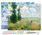 Figured'Art Peinture par Numéro Adulte avec Cadre Monet Champ de coquelicots - Activité Manuelle Kit de Loisir Créatif DIY Numéro d'Art Complet - 40x50cm toile tendue sur châssis