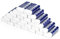 QWORK® 40 Pcs Gomme Blanche Plastique, Gomme Douce de Taille Standard pour Esquisse et Peinture