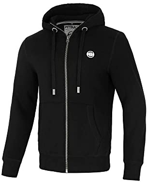 PITBULL Sweatjacke Herren Small Logo, Kapuze, Reißverschluss, Regular Fit