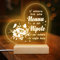 Merclix Lampada 3d Regalo Natale Compleanno Nonna Idee Nipote Luce Notturna