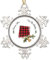 Welcome Home for The Holidays New Mexiko Weihnachtsdekoration Rot Plaid USA Staat mit Glocke Weihnachtsdekoration USA New Mexiko Staat Neuheit Metall Weihnachtsdekoration Ornament