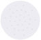 Carta Pergamena Perforata da 23 cm per Friggitrice ad Aria, Rotonda, Non Sbiancata, 100 Fogli ai Carta Assorbente per Friggitrice ad Aria, Cestino per Vapore, Carta da Forno, Forno Antiaderente Bianco
