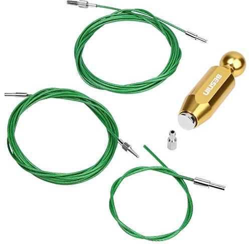 BESNIN Bike Cable Routing Tool Internal Cable Routing Kit Bike Frame Cable Guide for DI2 Tube/Inner Cable/Brake Tube Cable Routing (ONLY Cable Routing Tool)