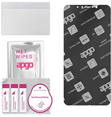 apgo MATTE Hybrid Glass Screen Protector for Apple iPhone XR