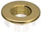 sourcing map Cubierta de desbordamiento para fregadero, anillos de desbordamiento para fregadero, baño, cocina, cubeta de desagüe, inserto de agujero en tapas redondas, dorado