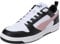 PUMA Rebound V6 Low, Scarpe Sportive Unisex Adulto, Bianco Futuro Rosa Nero, 41 EU
