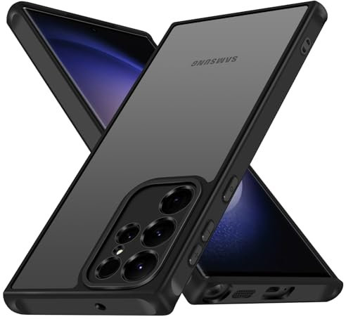 iVoler Cover Opaca per Samsung Galaxy S23 Ultra 5G, [Protezione Della Fotocamera] [Antiurto di Grado Militare] Custodia Traslucida Posteriore Ultra Sottile Anti-Impronte Protettiva Case
