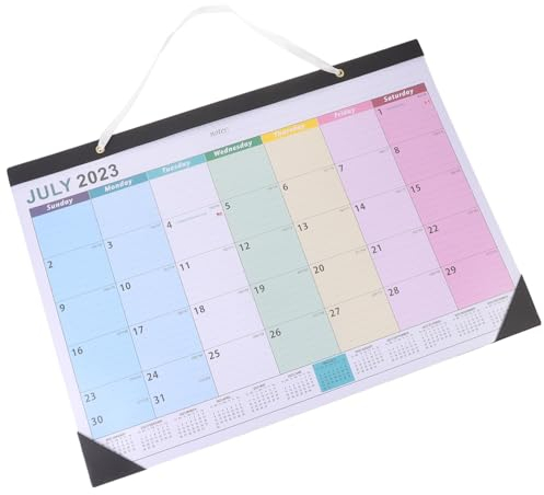 MAGICLULU 1 Stück 2023 Schreibtischkalender Angebotskalender 2022 Zeitplan Für Das Mondjahr Kalender Drucken 2021 Jahreskalender Wohnkultur Mauerjahr 2022 Tischset Büro Kühlschrank Papier