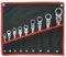 GERRIT MaulschlüSsel Set Ratschenschlüssel-Set, hochwertiger Chrom-Vanadium-Stahl, flexibler Ring-Maulschlüssel, Schlüsselschlüssel-Sets, Handwerkzeug SchraubenschlüSsel Set (Color : 9pcs)