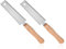 2Pcs Small Japanese Hand Saw, Pull Saw for Fine Wood Cutting, Flexible Flush Cutter, Beech Handle, Trimming & Pruning Tool for Garden & Household