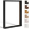 Bildershop-24 Schattenfugenrahmen FLEXI in Schwarz (matt) 100x150cm für Leinwandbilder und Keilrahmenbilder bis 4 cm Tiefe