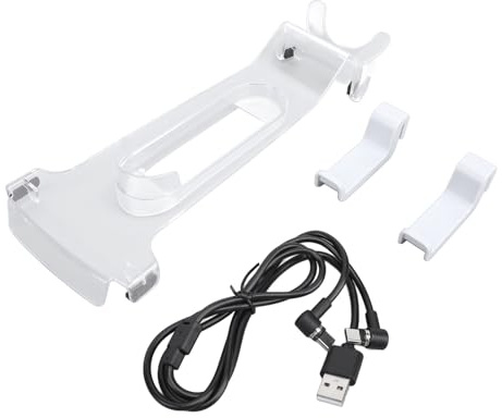 Nurnesy Support de Casque VR, étui de Stockage, Contrôleur C, Câble de Charge Rapide pour Vr2, Kit de Station de Charge, Organisateur pour écouteurs PS Vr2, Jeux