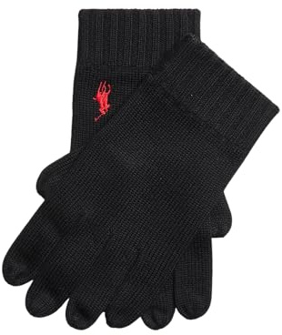 Ralph Lauren Handschuhe Wool Gloves 100% Wolle Schwarz One Size