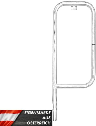 grillshop.at Ersatzteil Brenner für Weber Gasgrill Q200 Q220 Q2000 Q2200 - Weber Zubehör Gasgrill - Herstellerqualität Brennersatz aus Edelstahl - 66598 / GS012