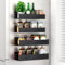 Spalivivre Etagere Magnetique Frigo, Lot de 4 Etagere a Epices, sans Perçage,Rangement Epices Cuisine pour Organisation de Cuisine Et Micro-Ondes Noir