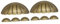 HOMSFOU 2 Set Maniglia A Conchiglia Pomelli Per Cassetti Antichi Pomelli Per Porte Antiche Ferramenta Per Mobili Pomelli Per Cassettiere Maniglie Per Mobili Per Unità Armadietti 4 pezzi*2