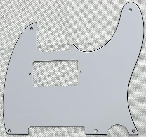 Für Fender Esquire Telecaster 5-Loch-PF-Stil Gitarren-Pickguard (3-lagig, weiß)